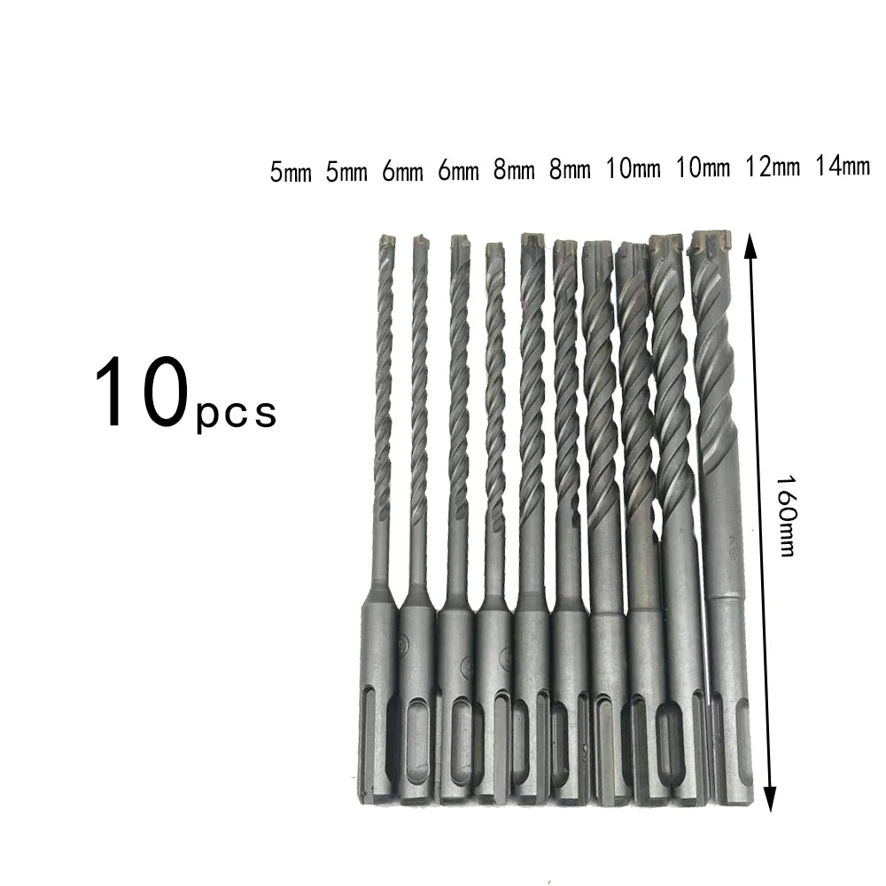 Tradesman's Mate 10 Piece SDS Masonry Bit Set