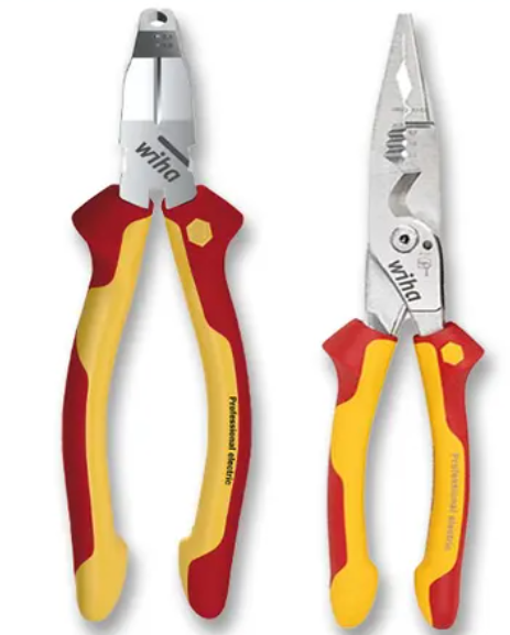 Wiha 2 Piece Electricians Plier Set