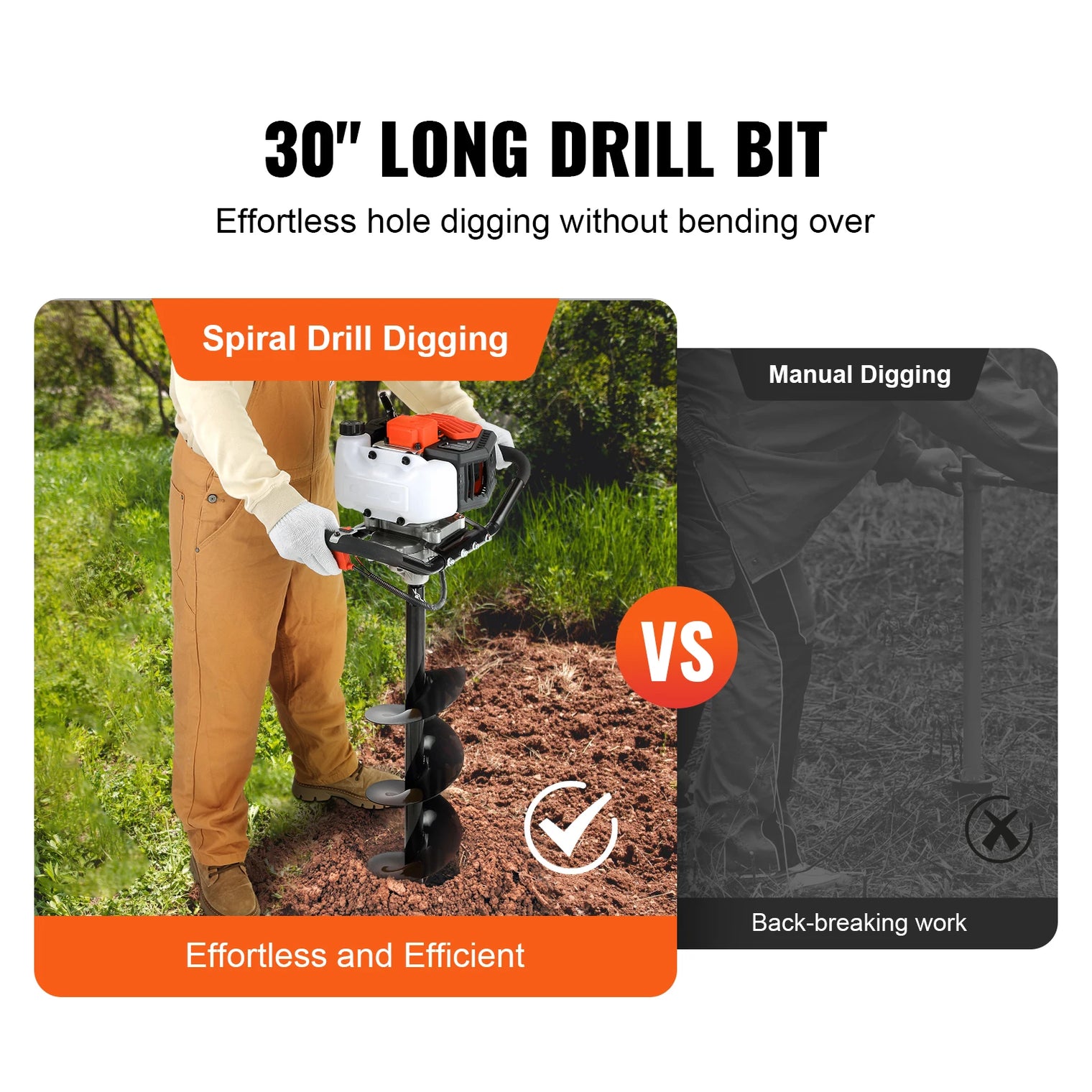 VEVOR Powered Hole Auger