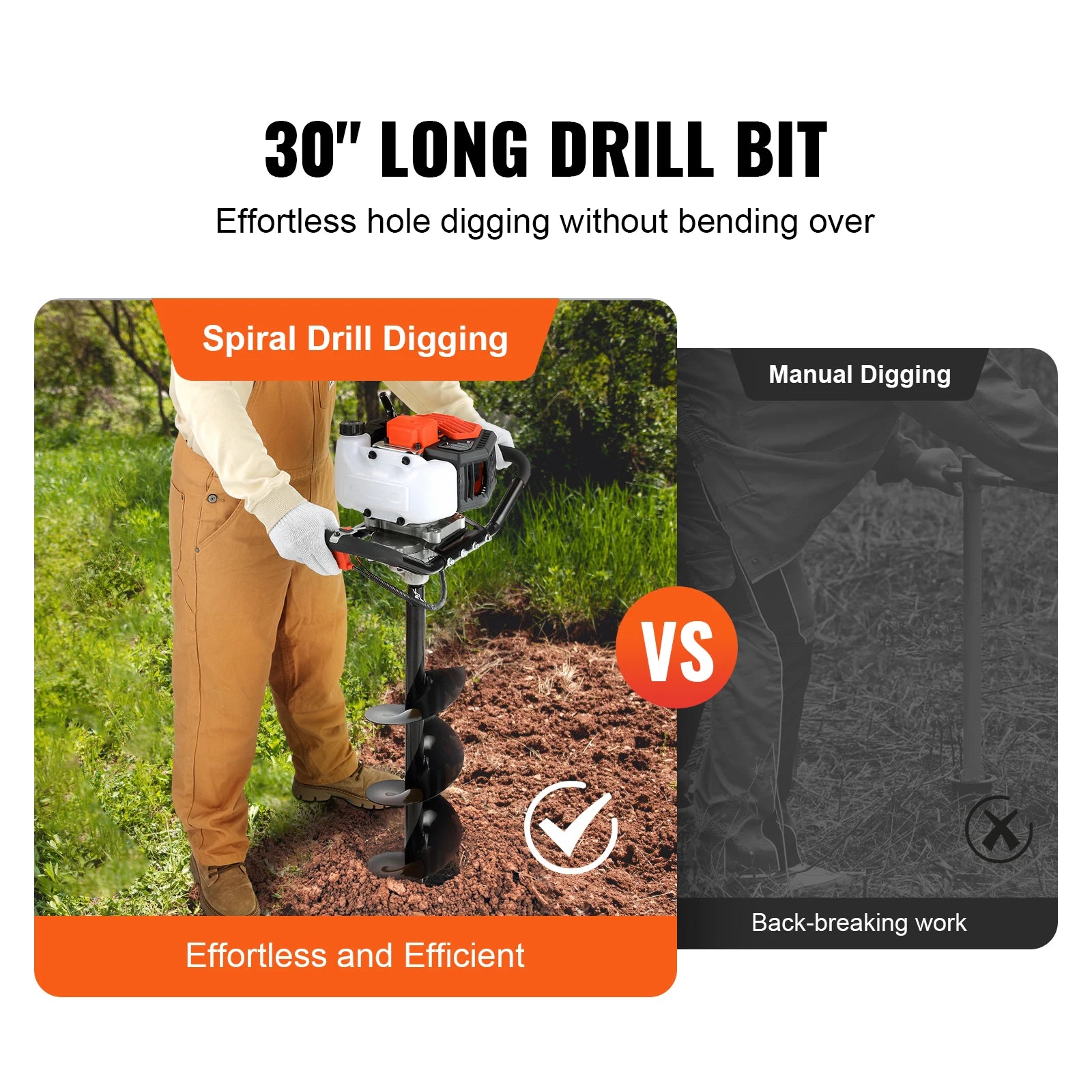 VEVOR Powered Hole Auger