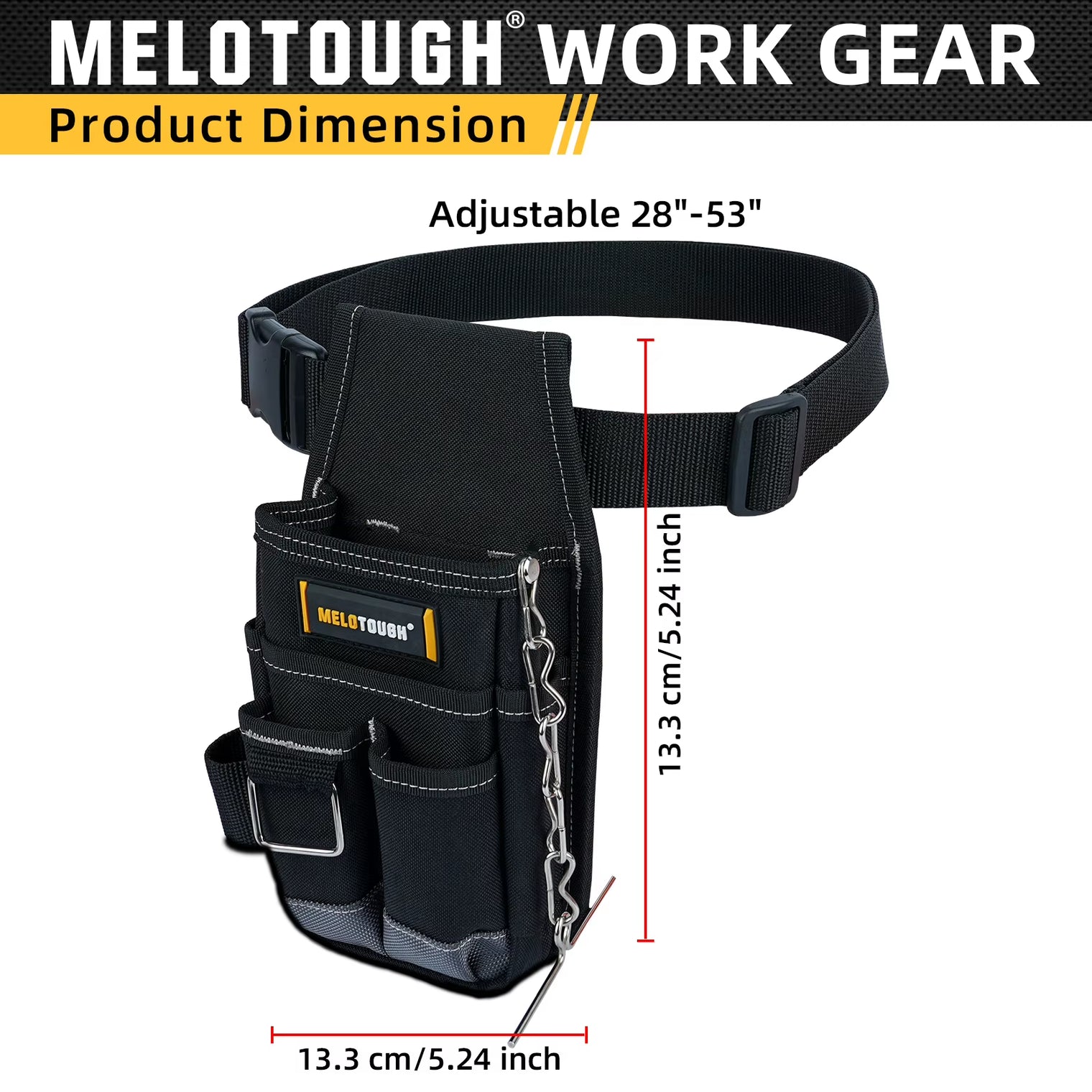 MELOTOUGH Electricians Tool Pouch