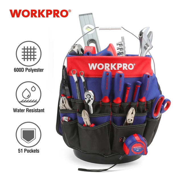 WORKPRO Bucket Tool Organiser