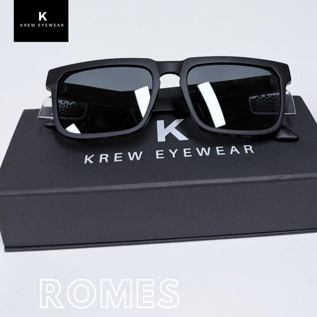 KREW EYEWEAR ROMES MATTE BLACK