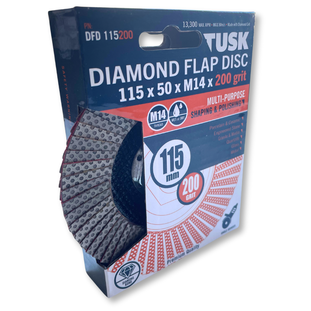 TUSK Tools Diamond Flap Disc