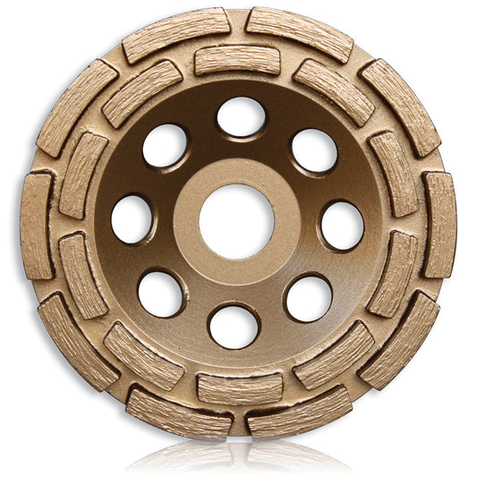 TUSK Tools Double Row Cup Grinding Wheel 60/80#