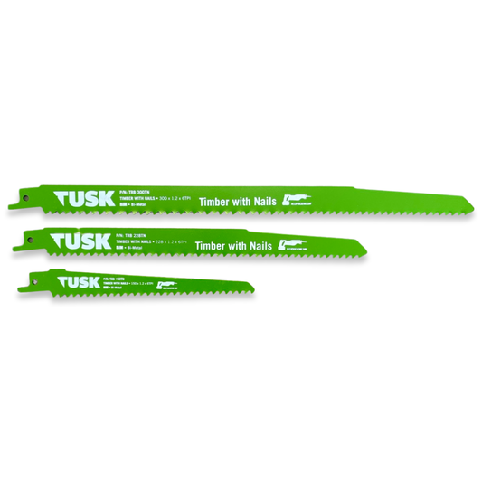 TUSK Tools Timber with Nails - Reciprocating Saw Blades