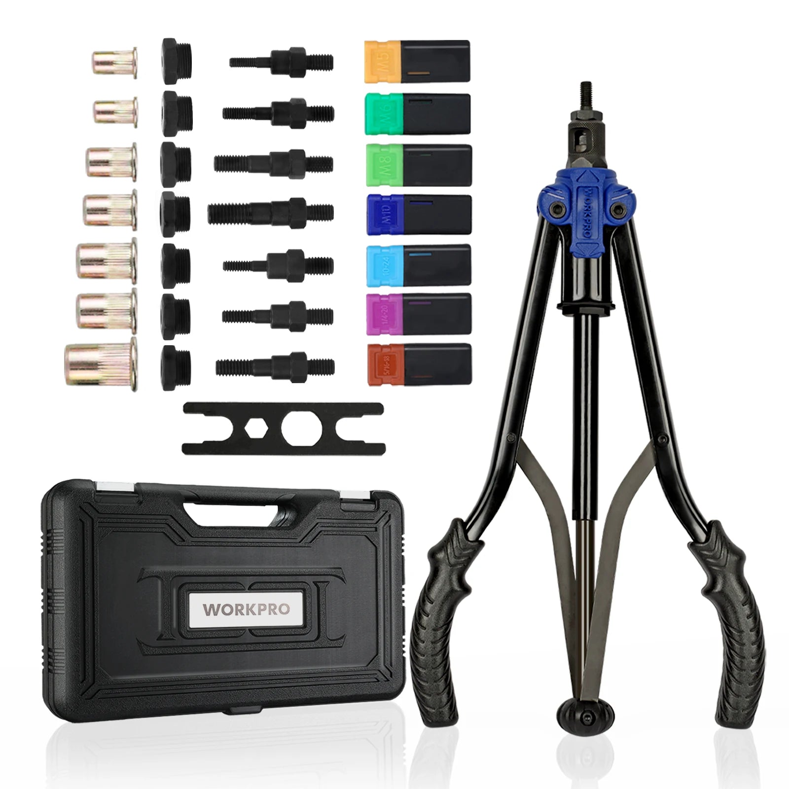 WORKPRO 70 Piece 15" Rivet Nut Setter Kit