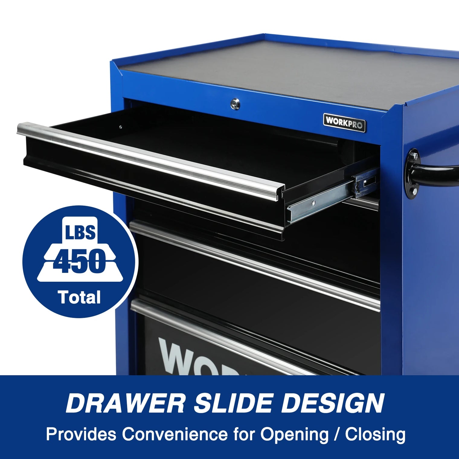 WORKPRO 4 Drawer Rolling Tool Chest