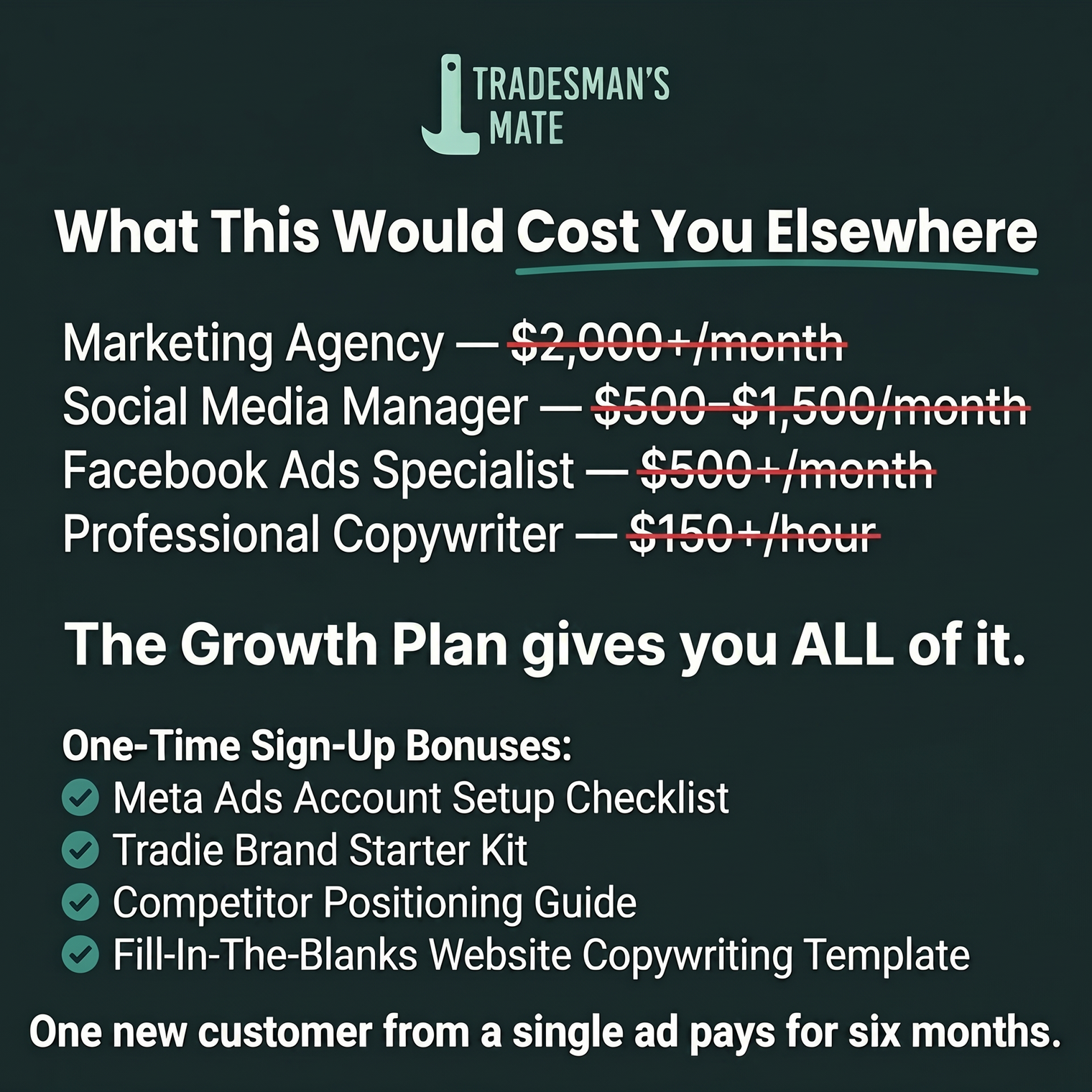 Tradesman's Marketing Kit - Growth Plan