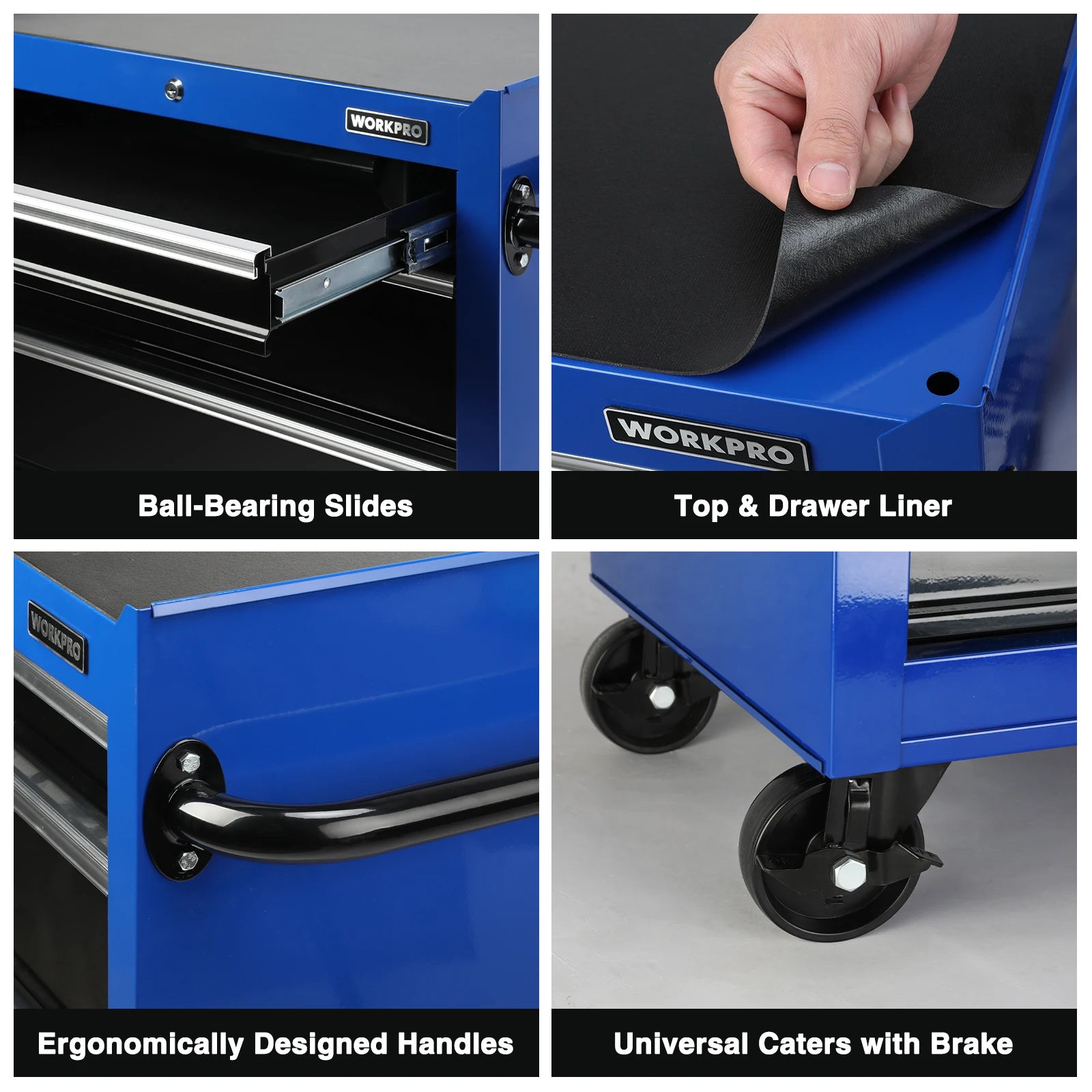 WORKPRO 4 Drawer Rolling Tool Chest