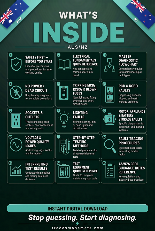 AUS/NZ Electricians Fault Finding Guide
