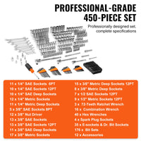 450 Piece Vevor Mechanics Toolkit