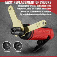 WORKPRO 1/4 Pneumatic Die Grinder