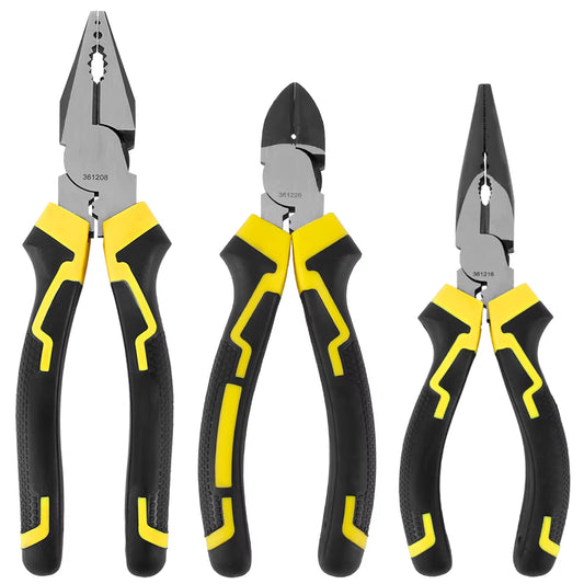 3pc High Carbon Steel Pliers 