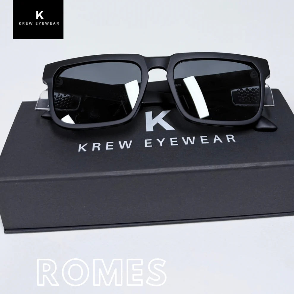 KREW EYEWEAR ROMES MATTE BLACK
