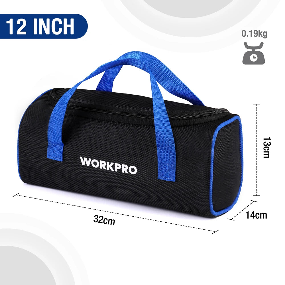WORKPRO 13" Wide Mouth Tool Bag