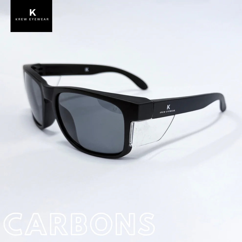 KREW EYEWEAR  CARBONS MATTE BLACK