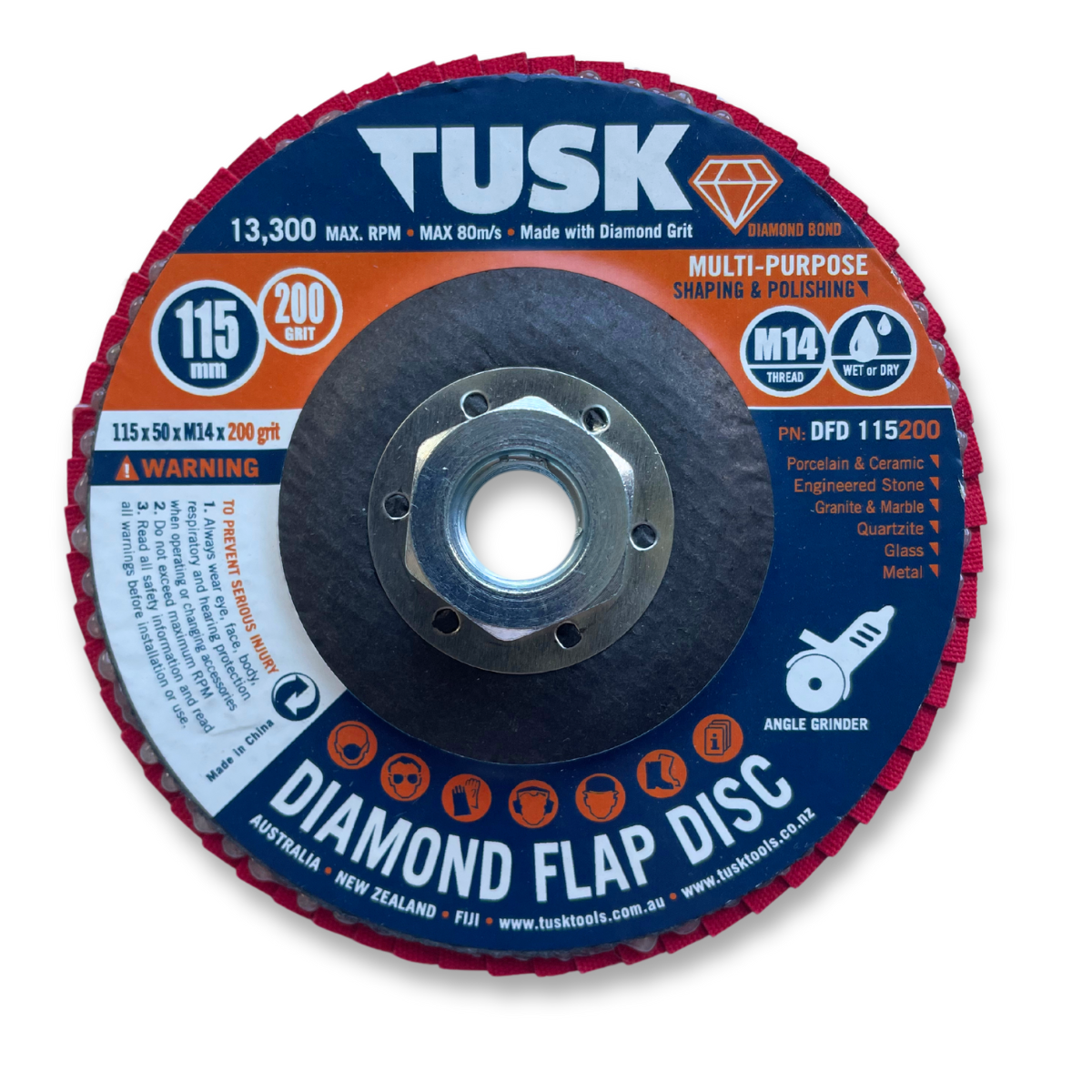 TUSK Tools Diamond Flap Disc