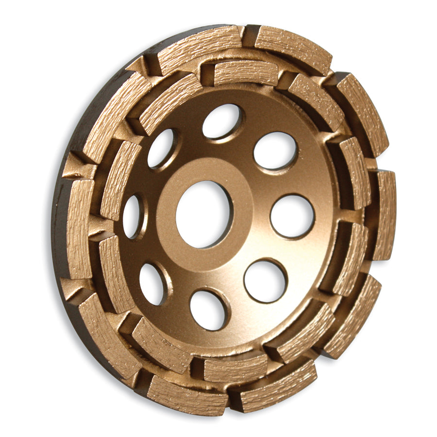 TUSK Tools Double Row Cup Grinding Wheel 60/80#