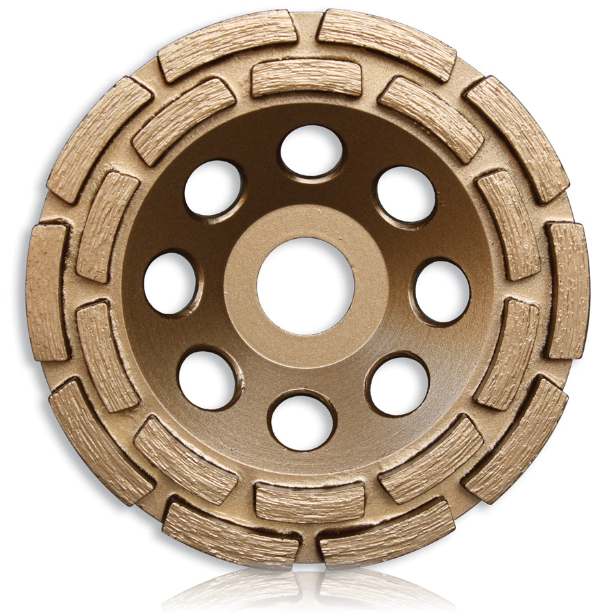 TUSK Tools Double Row Cup Grinding Wheel 60/80#