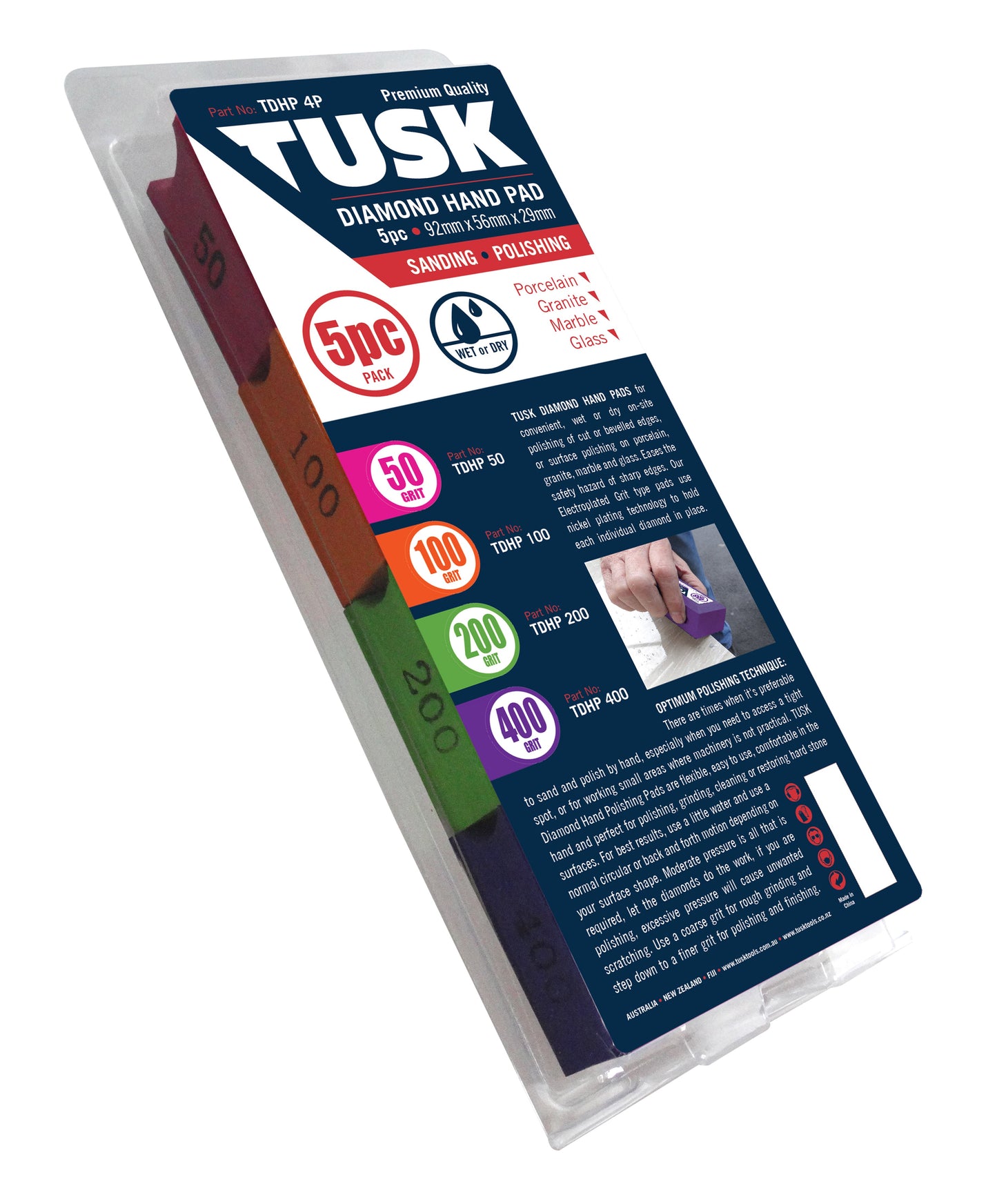 TUSK Tools Diamond Hand Polishing Pad