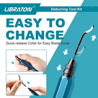 LIBRATON 12 Piece 360 Degree Deburring Kit