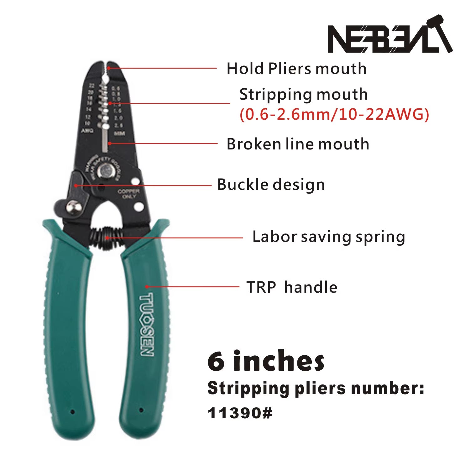 TUOSEN Wire Strippers
