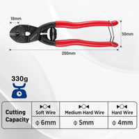 WORKPRO 200MM High Leverage Bolt Cutters