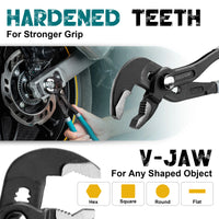 LIBRATON 3 Piece Plumbers Grips Set