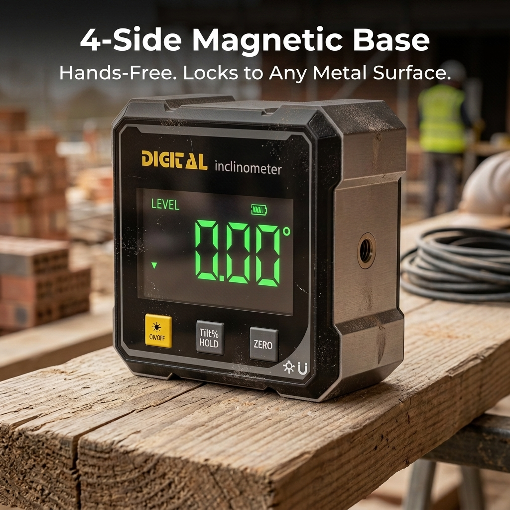 The Tradesmans & DIYer's Pro Digital Angle Finder + Dual Laser Alignment