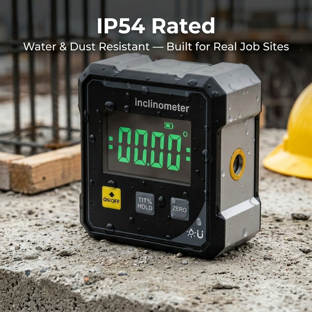 The Tradesmans & DIYer's Pro Digital Angle Finder + Dual Laser Alignment