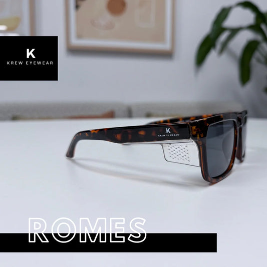 KREW EYEWEAR ROMES TORTOISE SHELL